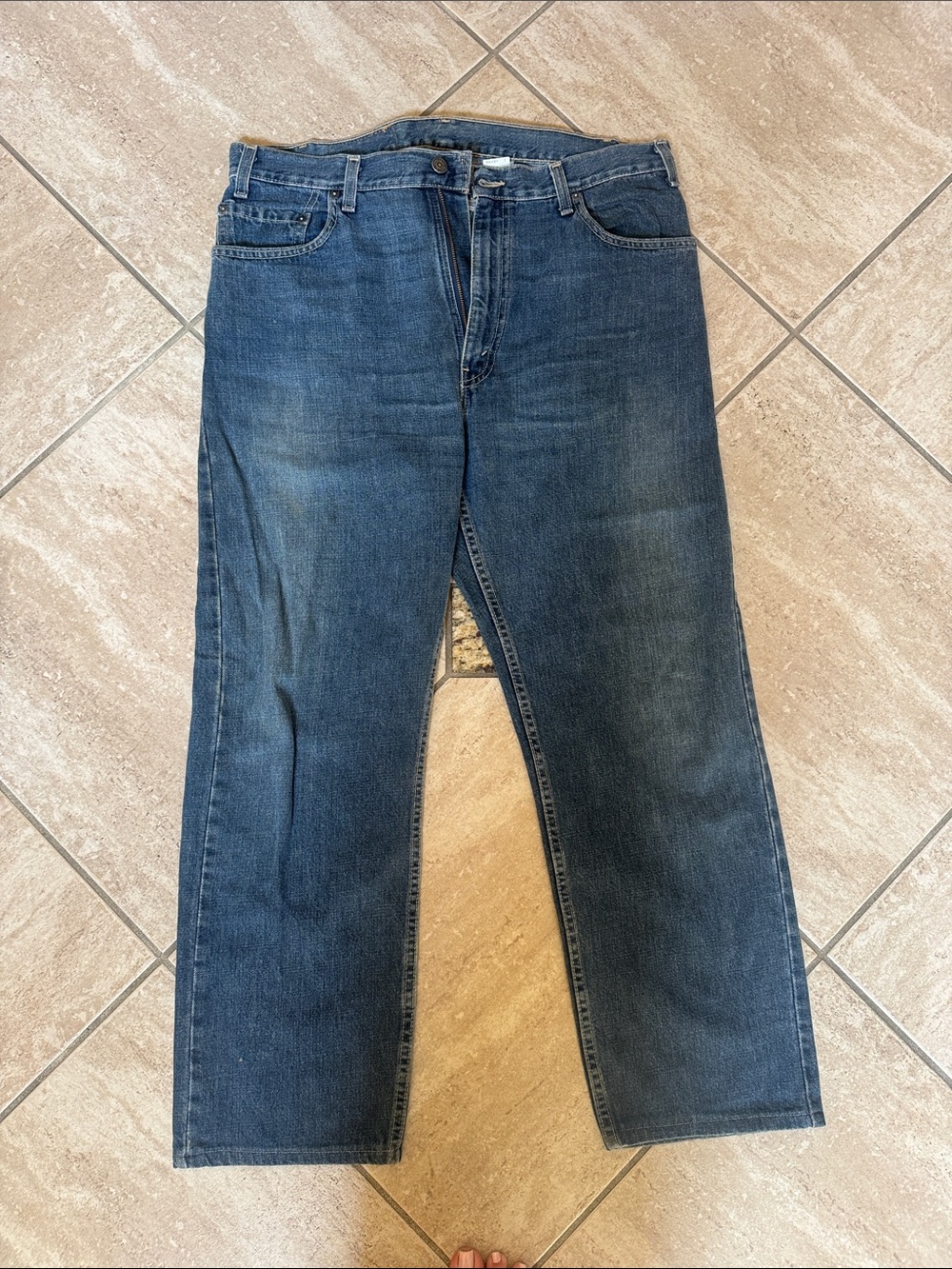 Levi's Men's Dark Blue Straight Jeans